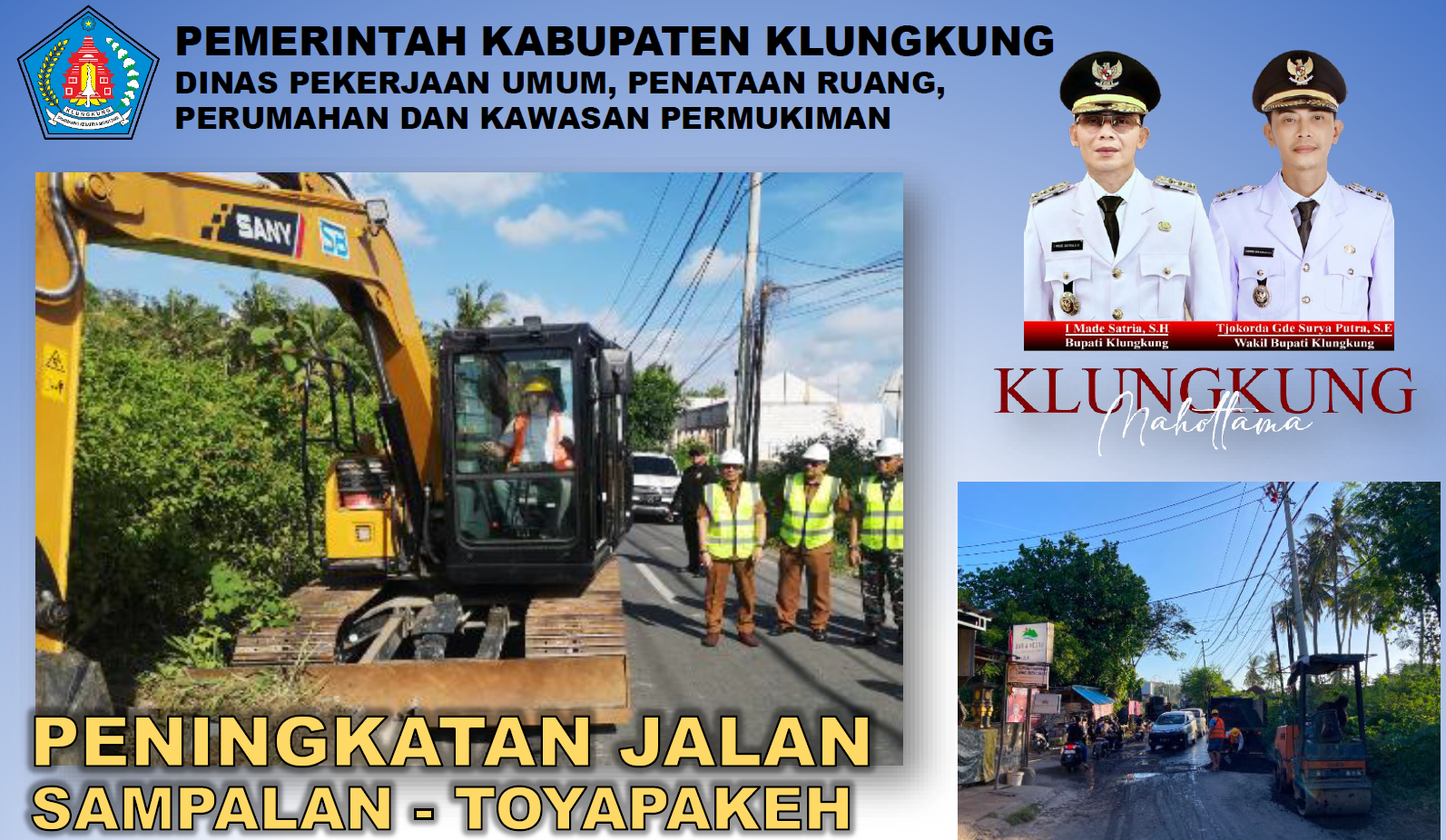 Peningkatan Jalan Sampalan–Toyapakeh, Dorong Konektivitas dan Aksesibilitas di Nusa Penida