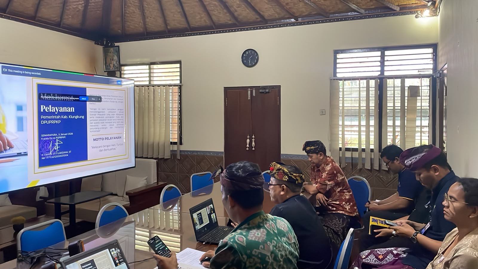 Dinas PUPRPKP Kabupaten Klungkung melaksanakan Forum Konsultasi Publik (FKP)