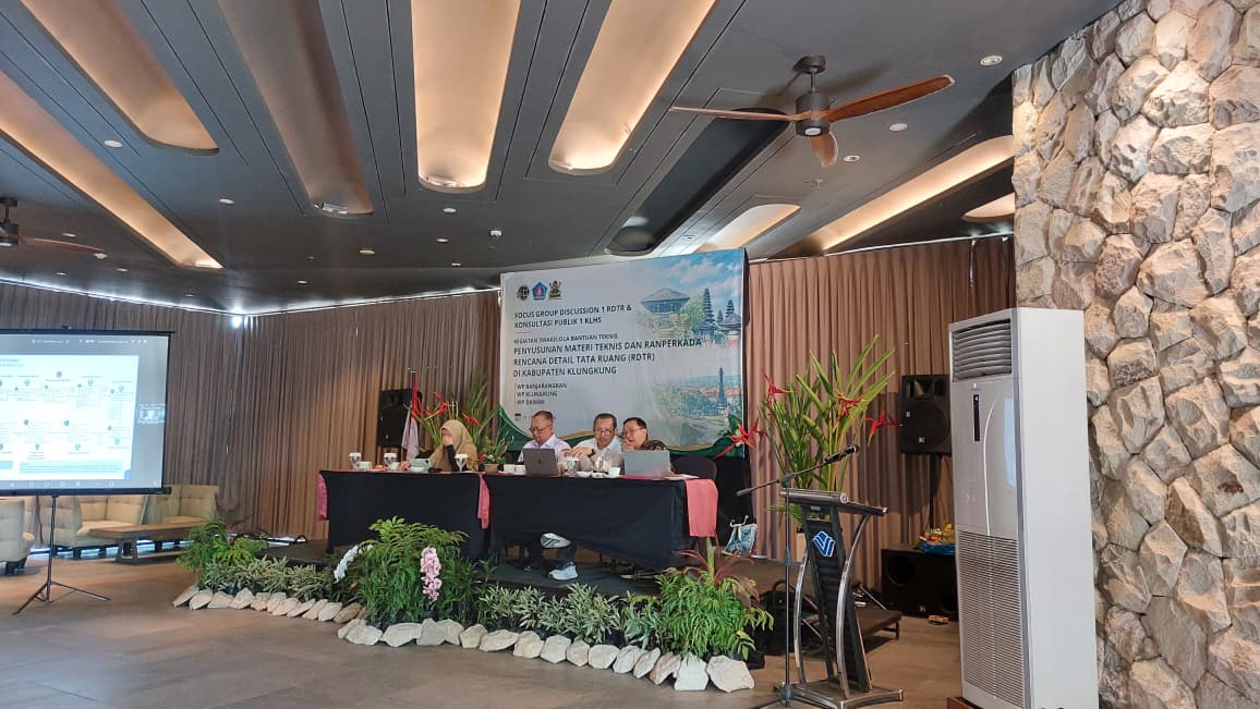 Mantapkan Tata Ruang Terintegrasi, Pemkab Klungkung Gelar FGD I RDTR dan Konsultasi Publik KLHS
